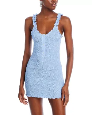 alexanderwang.t Cotton Smocked Tank Dress
