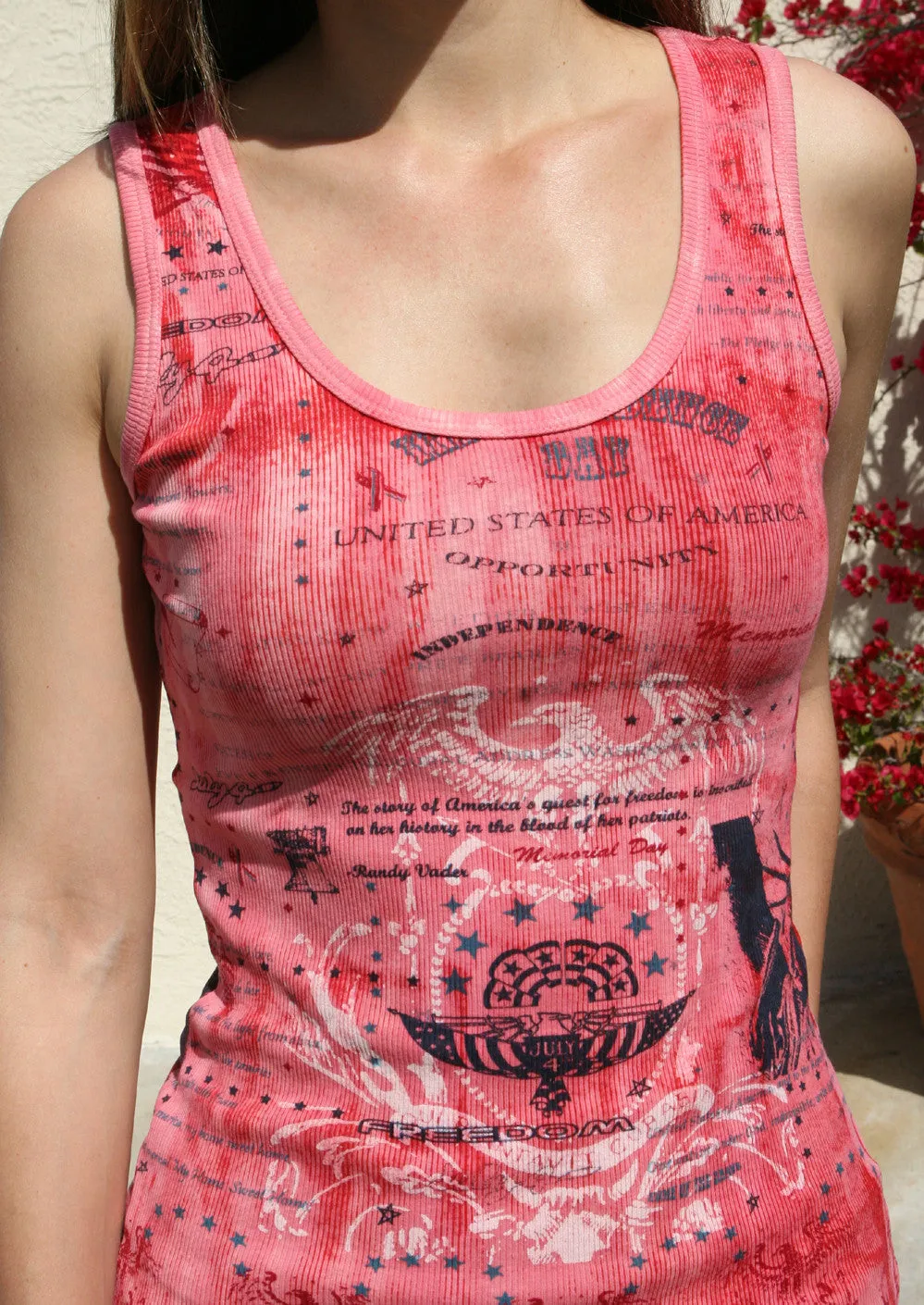Americana Tank Top - Red