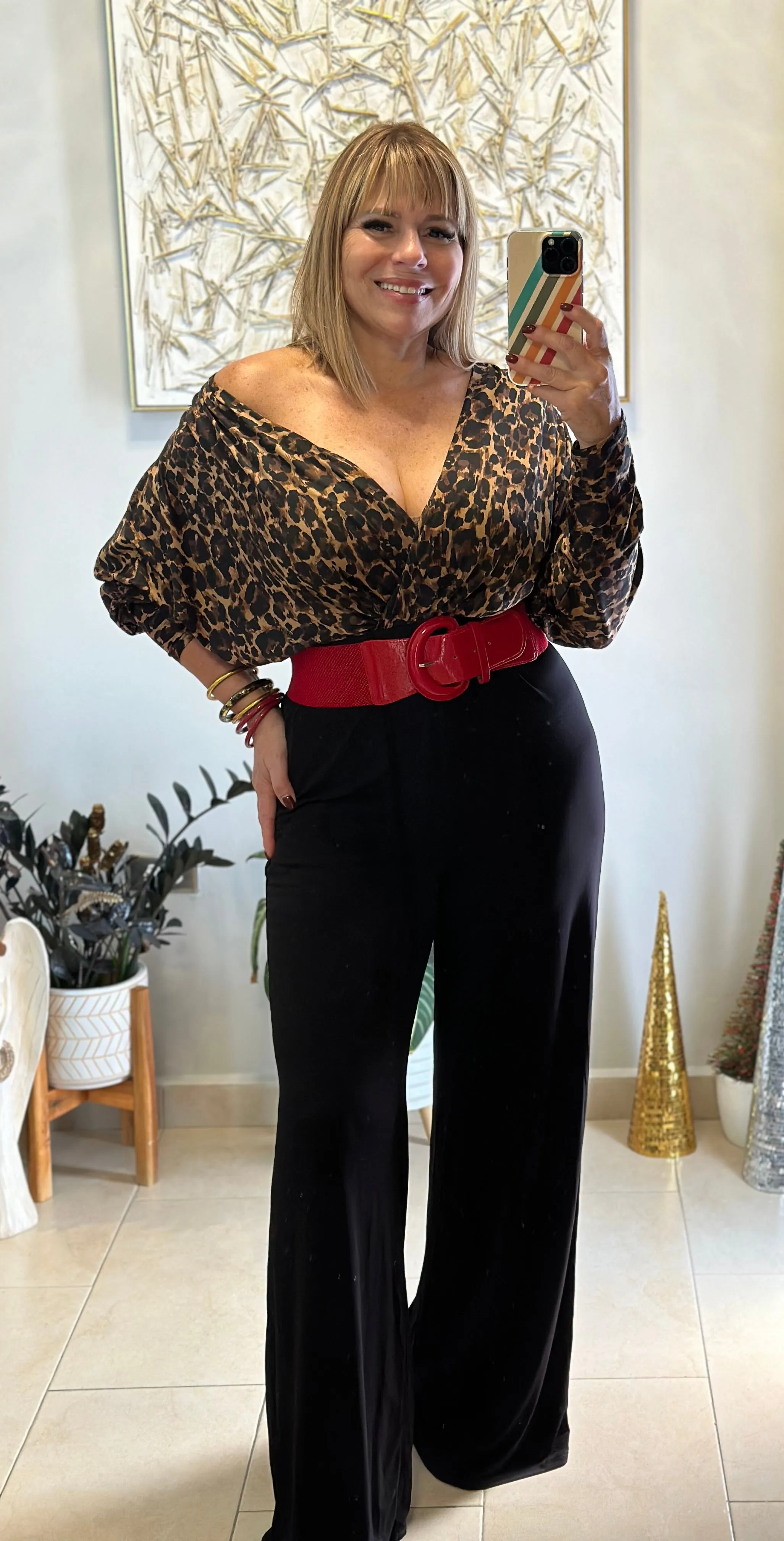 Animal Print Jumpsuit