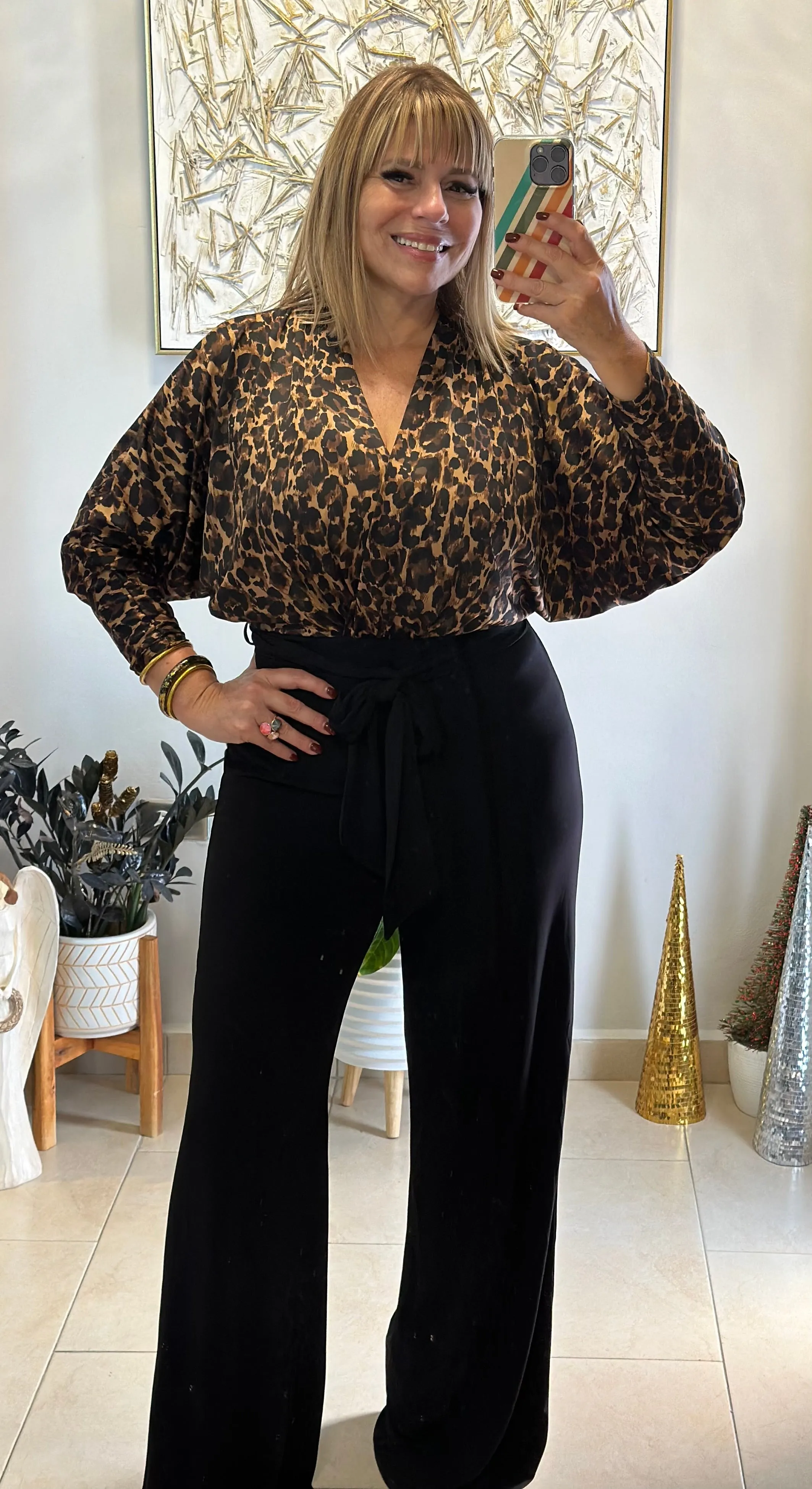 Animal Print Jumpsuit