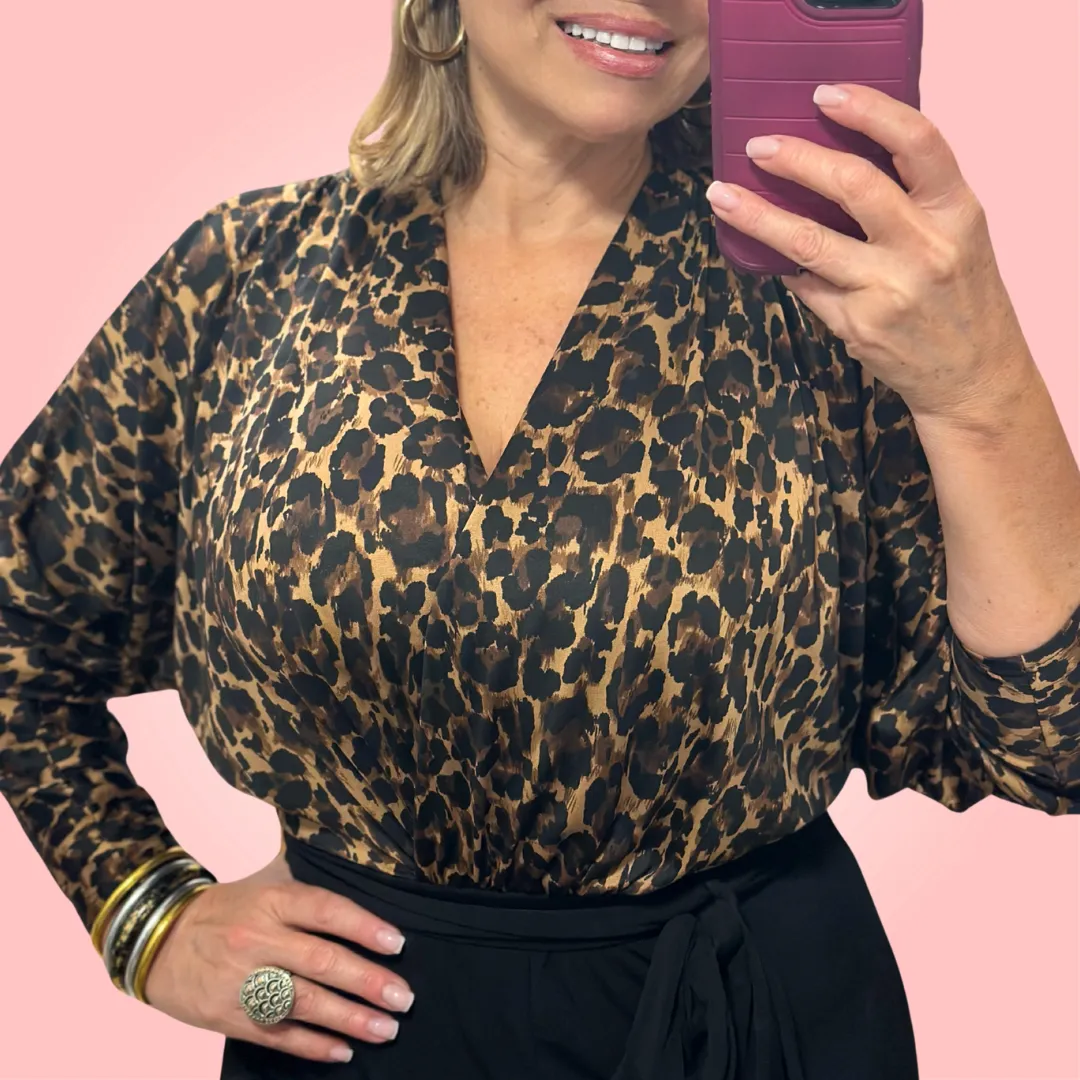 Animal Print Jumpsuit