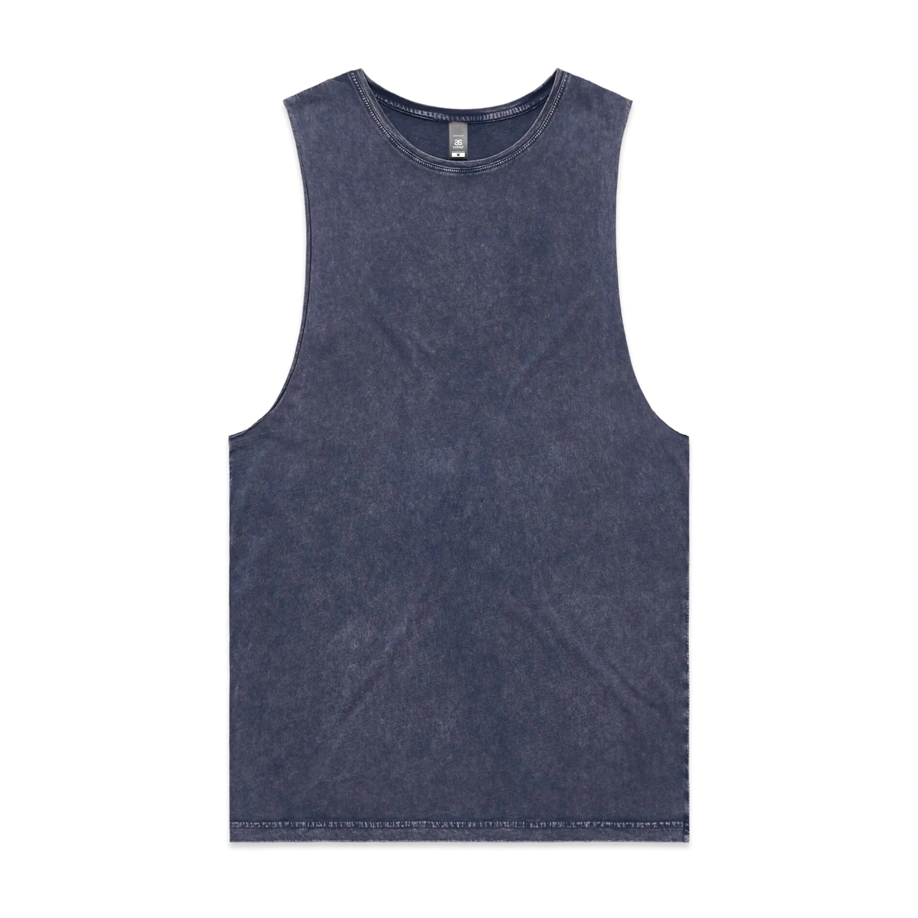 AS COLOUR MENS STONE WASH BARNARD TANK - 5039
