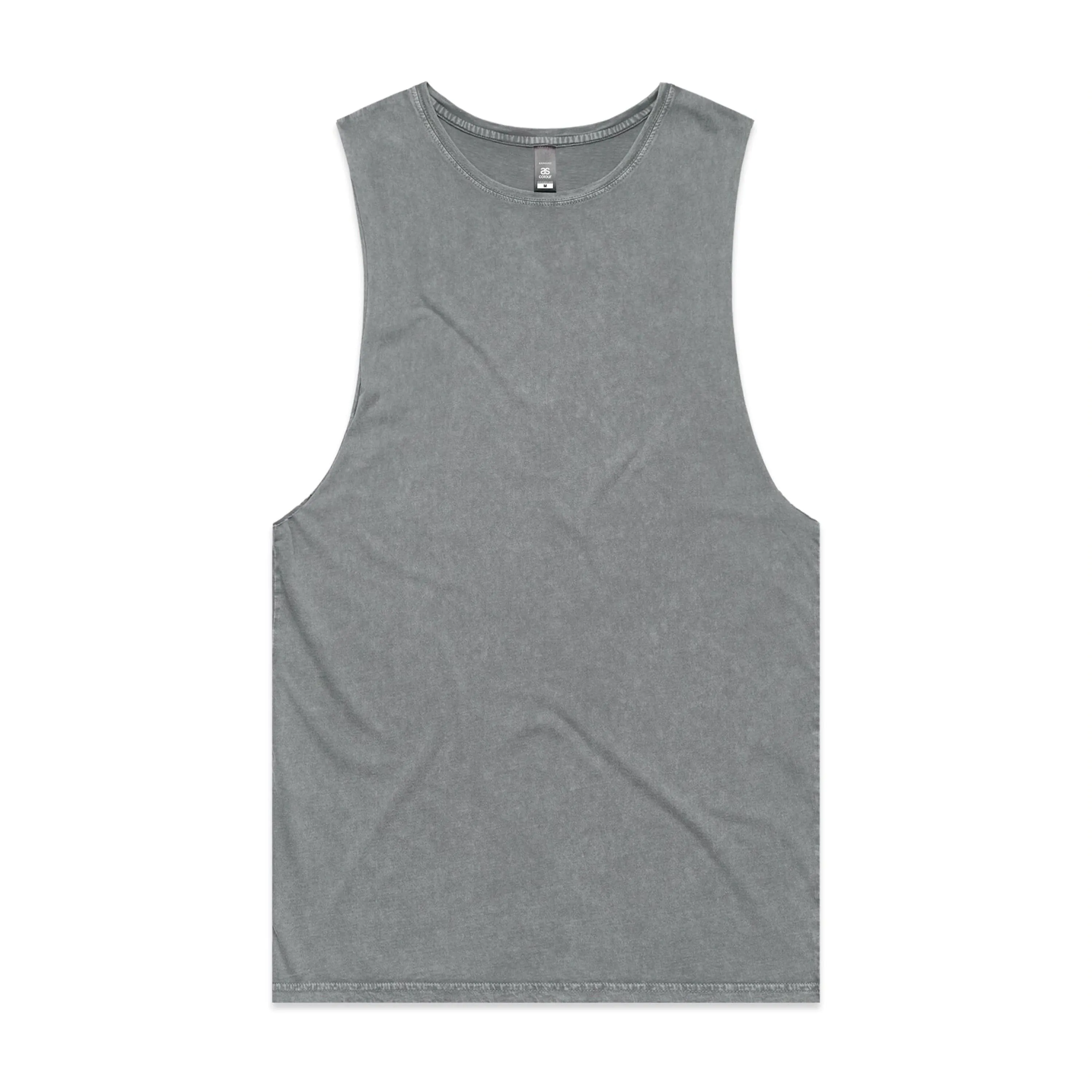 AS COLOUR MENS STONE WASH BARNARD TANK - 5039