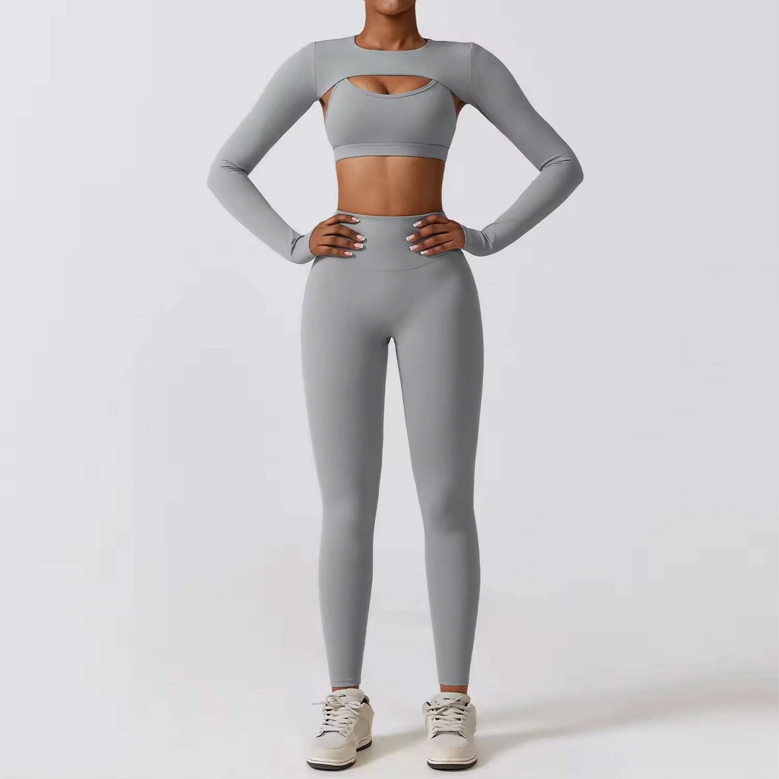 Athletic Women's Seamless Yoga Set