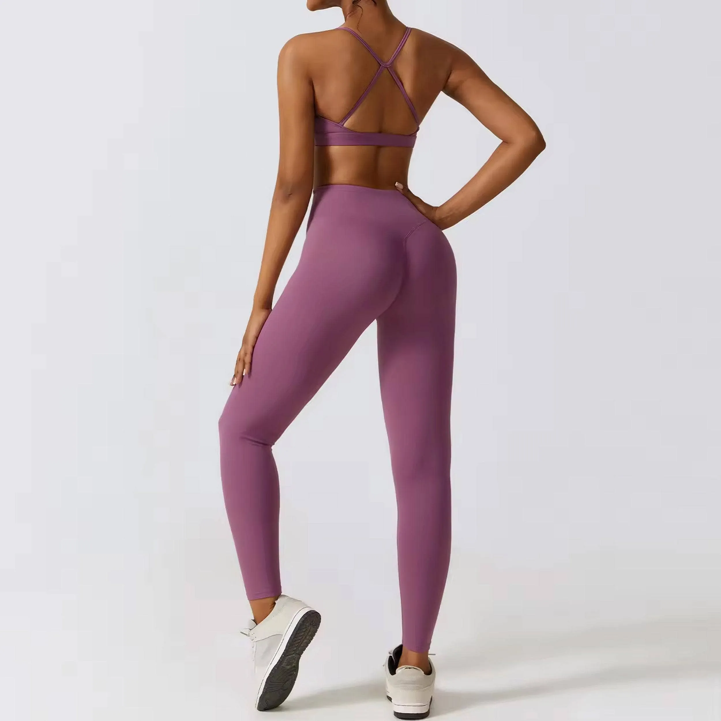 Athletic Women's Seamless Yoga Set