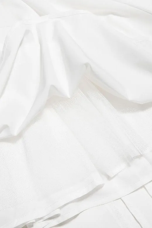 Austen Bodycon Midi Dress - Pearl White