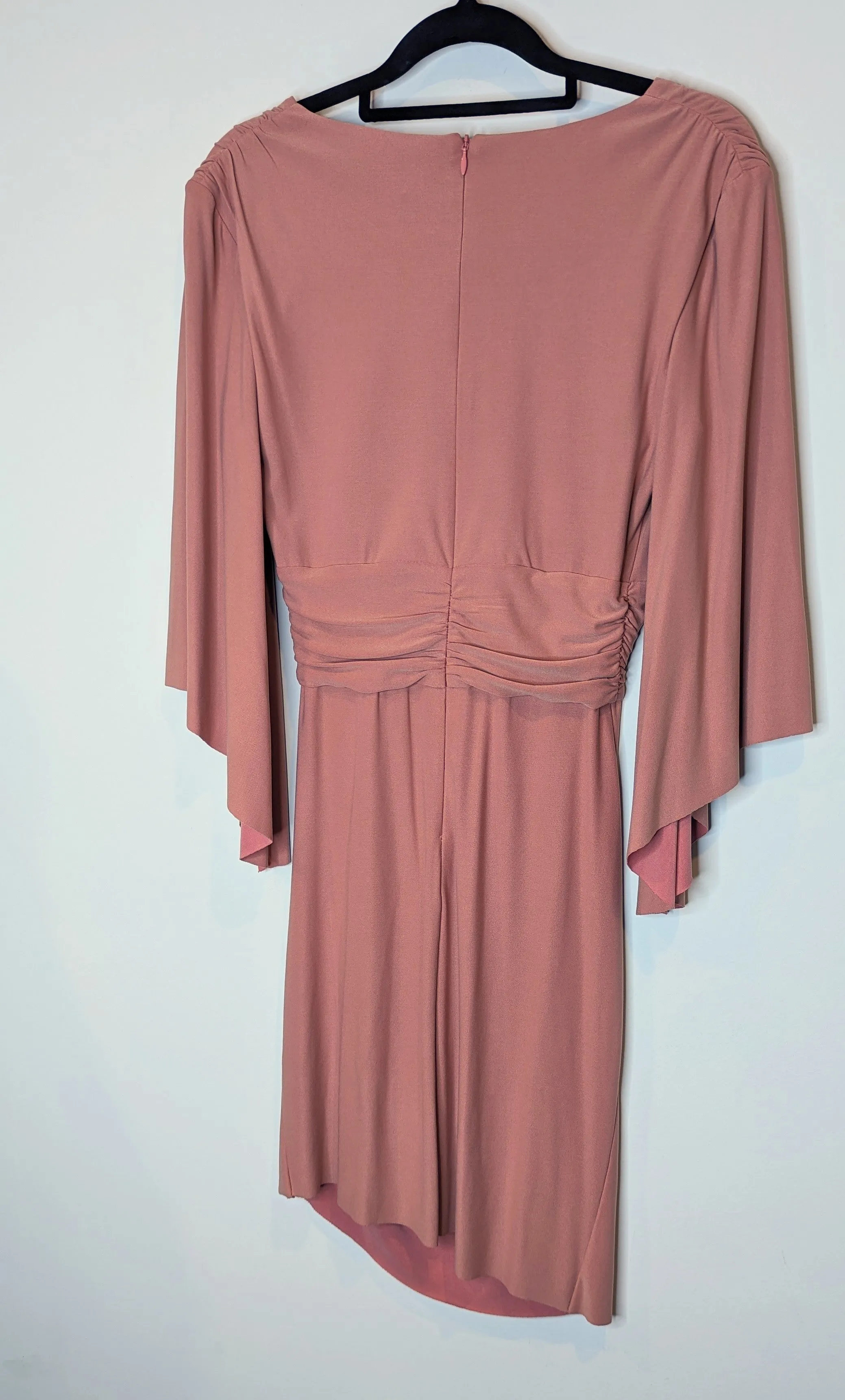 Bec & Bridge Dusty Pink Asymetric Bodycon Stretch Dress