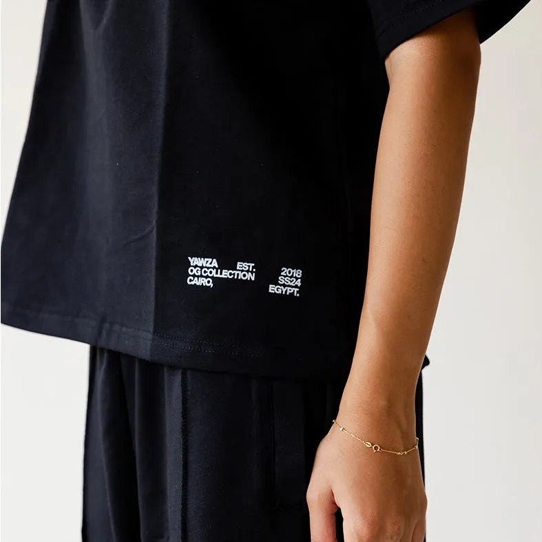 Black Oversized Tee