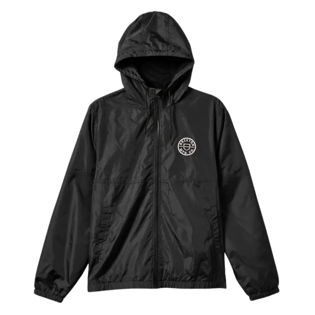Brixton Claxton Crest Lightweight Jacket - Black/Black