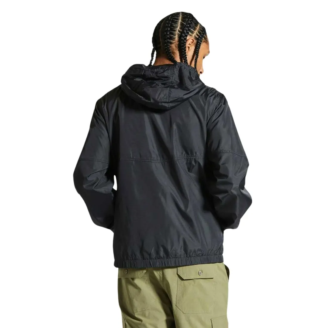 Brixton Claxton Crest Lightweight Jacket - Black/Black