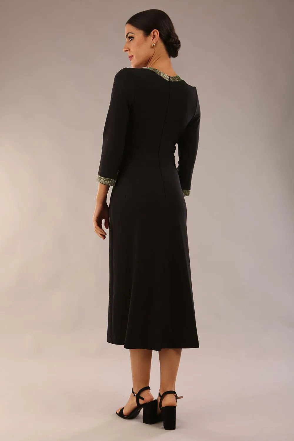 Carolyn A-line Midi Length Dress