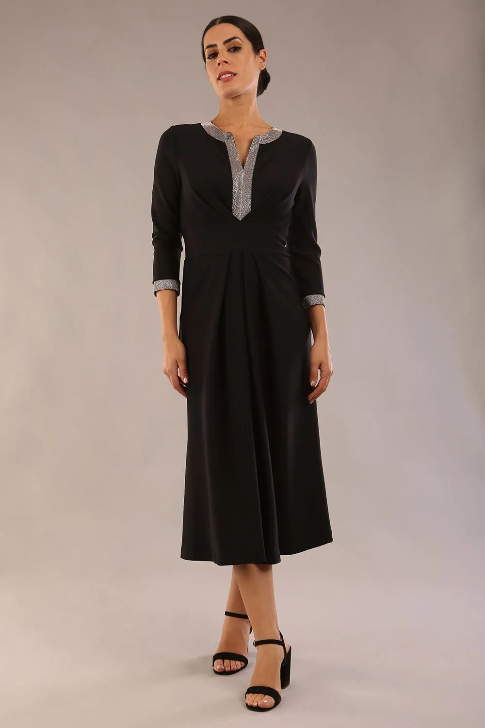 Carolyn A-line Midi Length Dress
