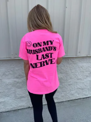 Comfort Colors Husband's Last Nerve Graphic Tee