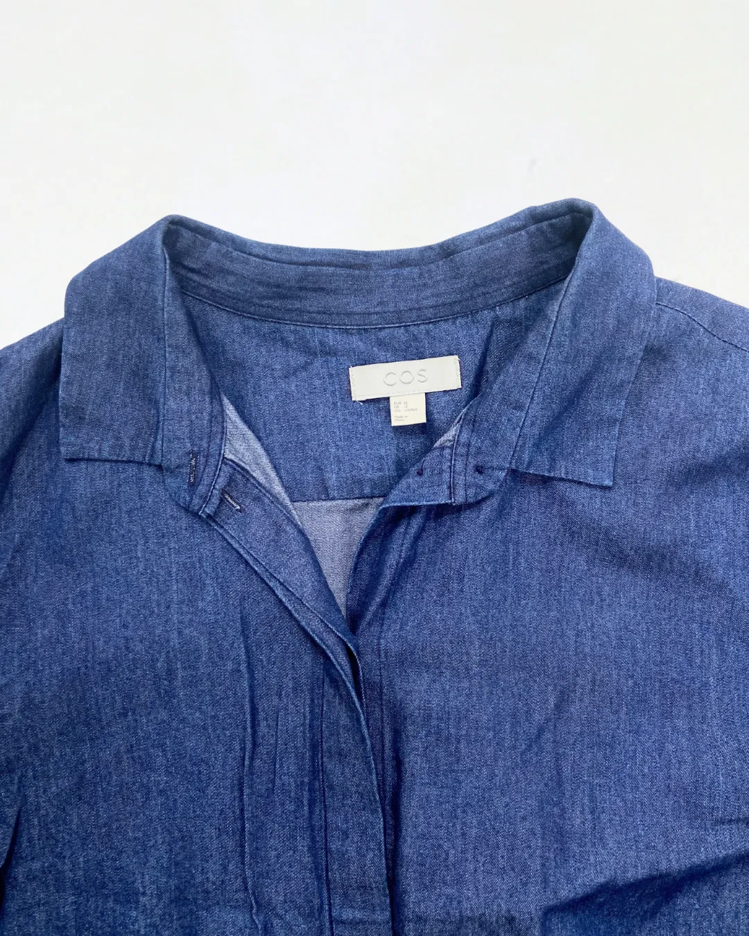 COS Denim Longline Shirt