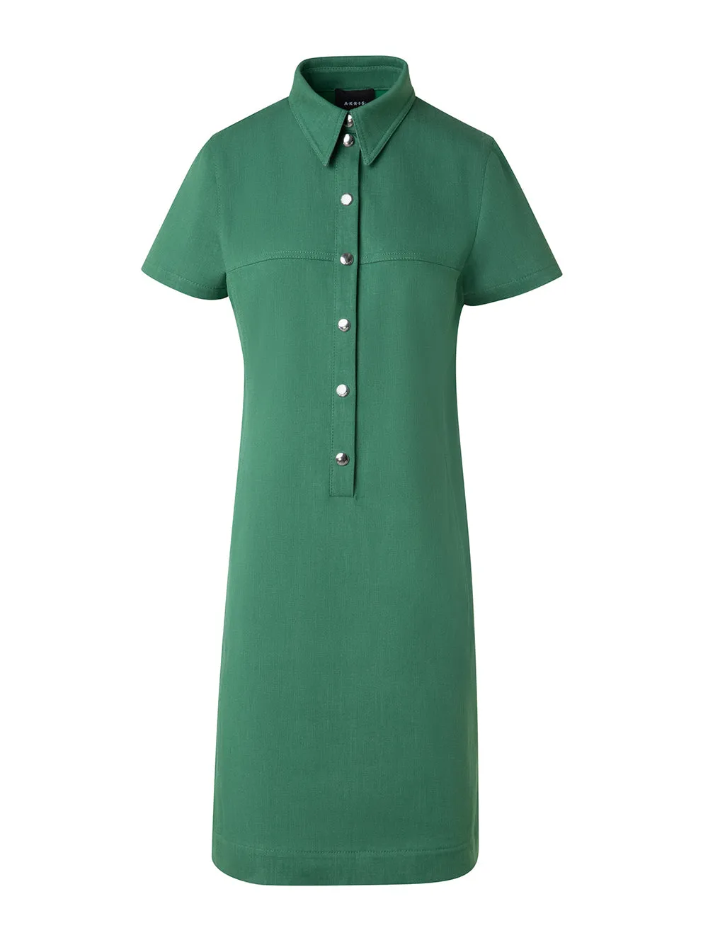 Denim Polo Mini Dress