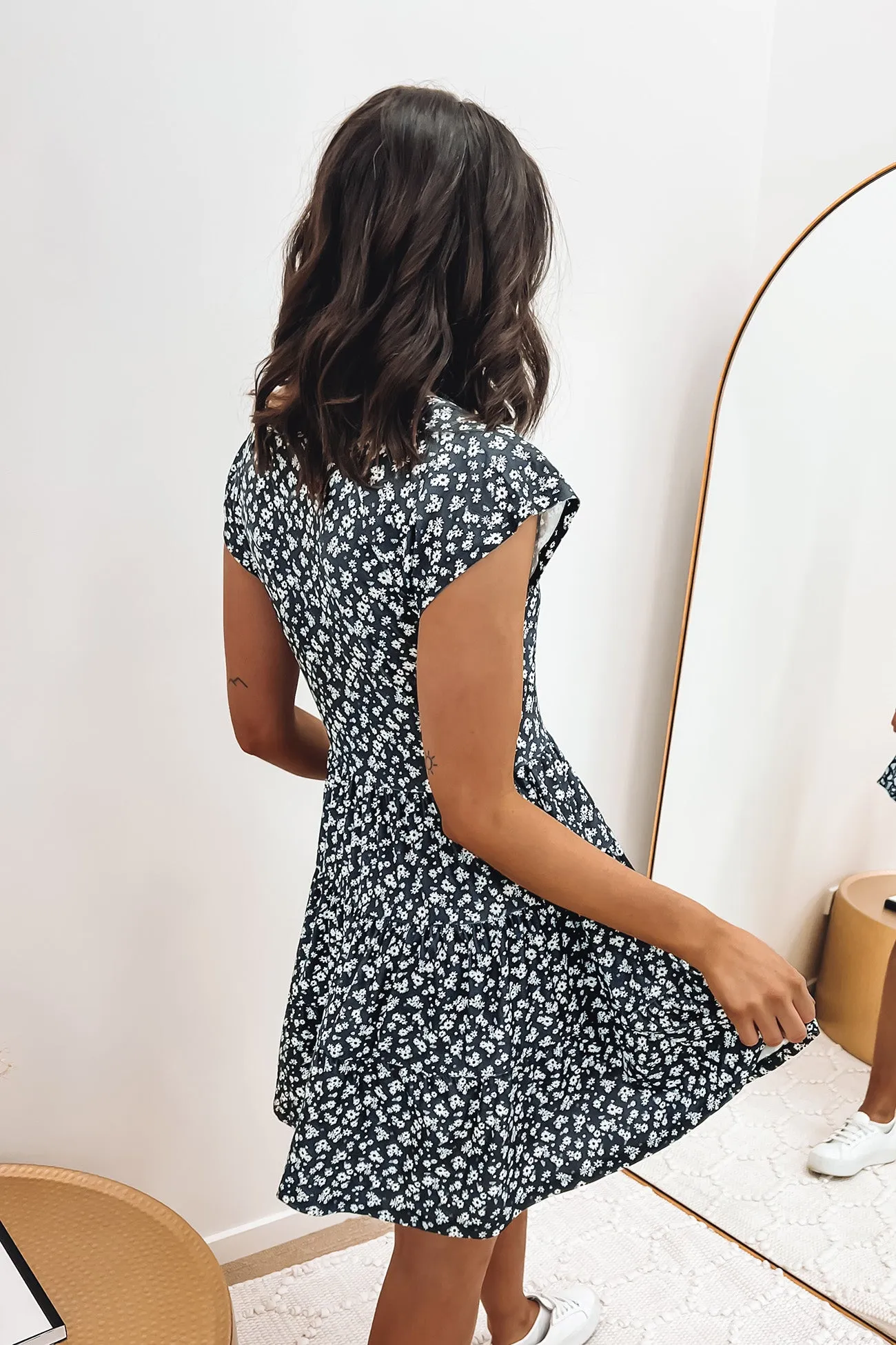Elly Floral Mini Dress Print