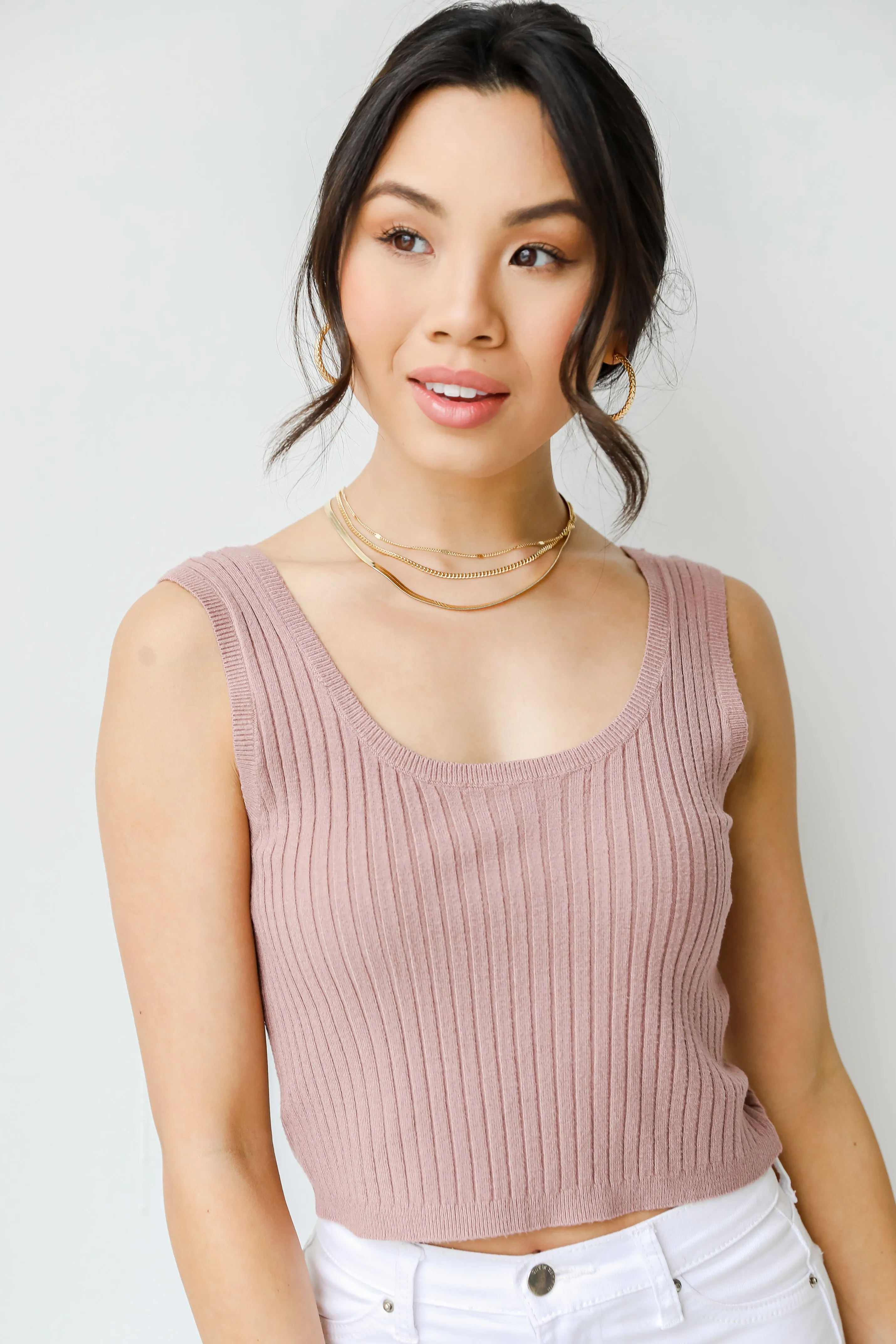 FINAL SALE - Let's Run Away Spring Knit Tank