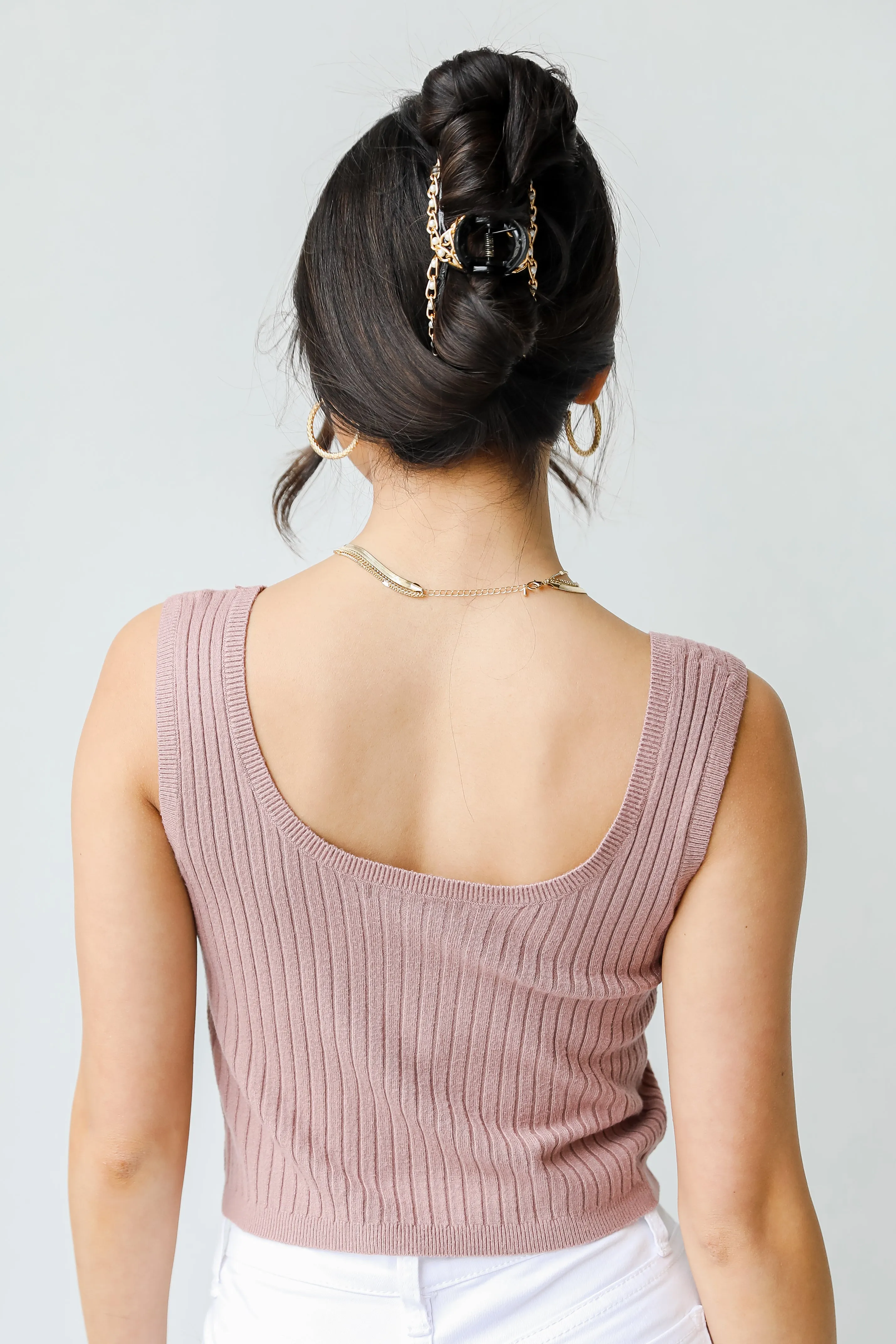 FINAL SALE - Let's Run Away Spring Knit Tank