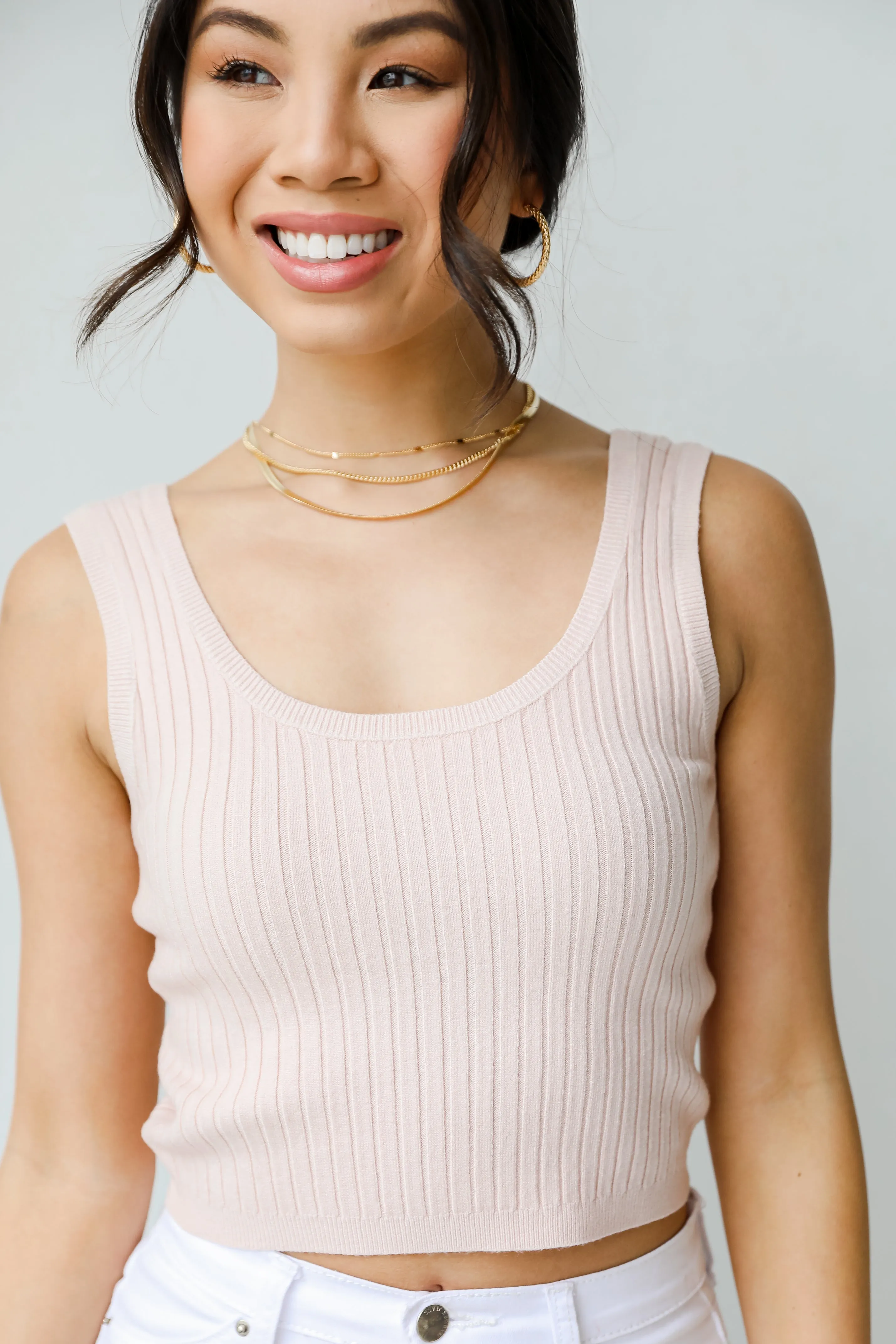 FINAL SALE - Let's Run Away Spring Knit Tank