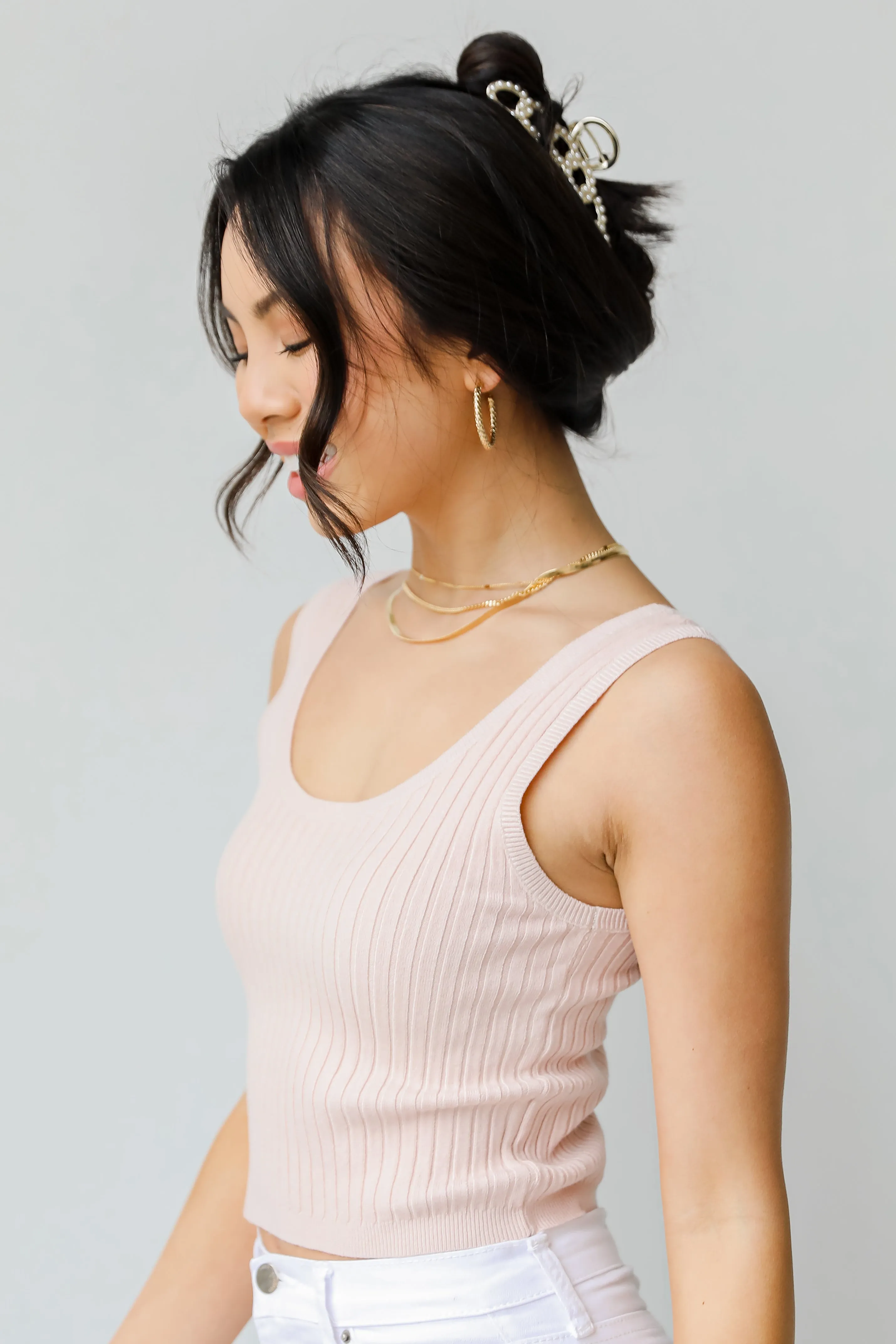 FINAL SALE - Let's Run Away Spring Knit Tank