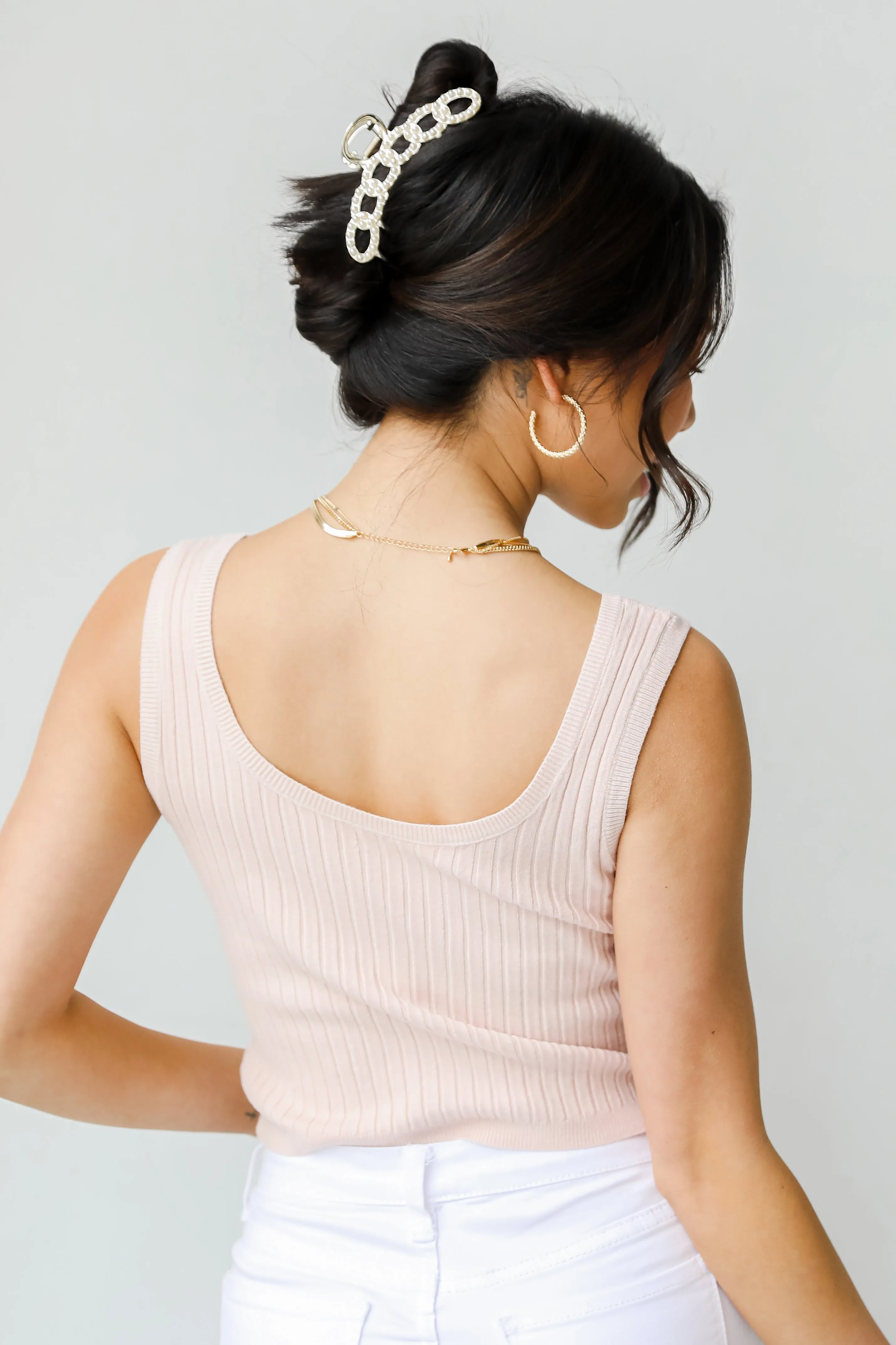 FINAL SALE - Let's Run Away Spring Knit Tank