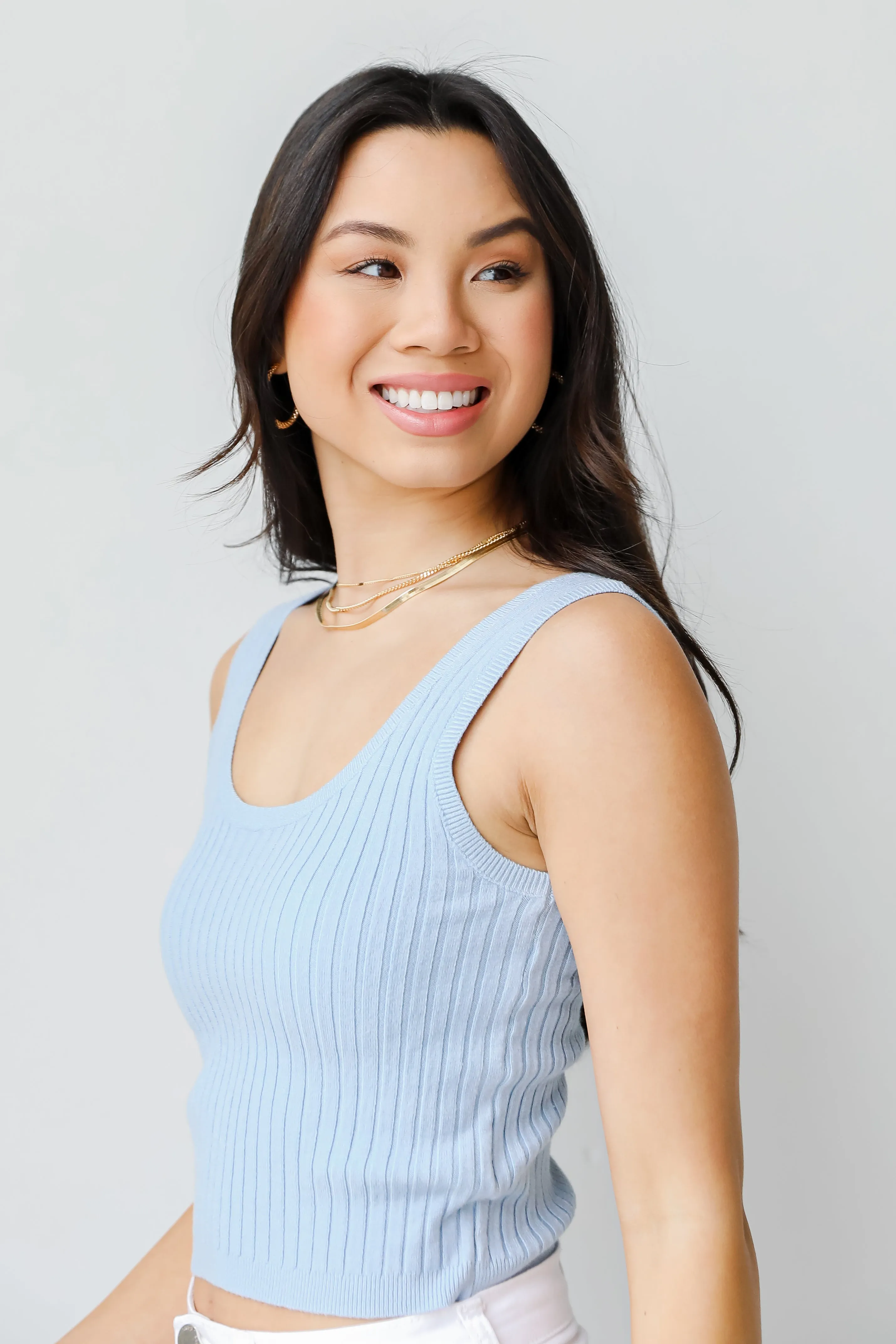 FINAL SALE - Let's Run Away Spring Knit Tank