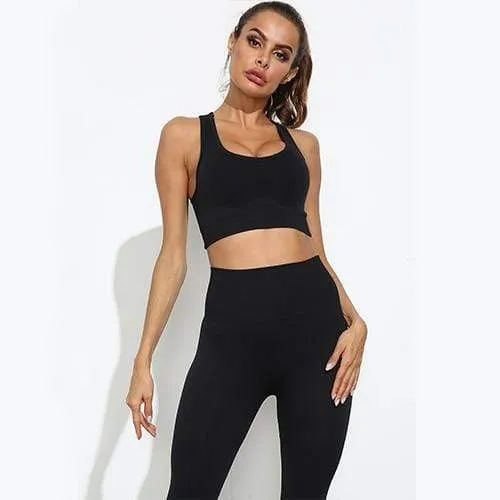 Flair 2 Piece Seamless Fitness Yoga Set