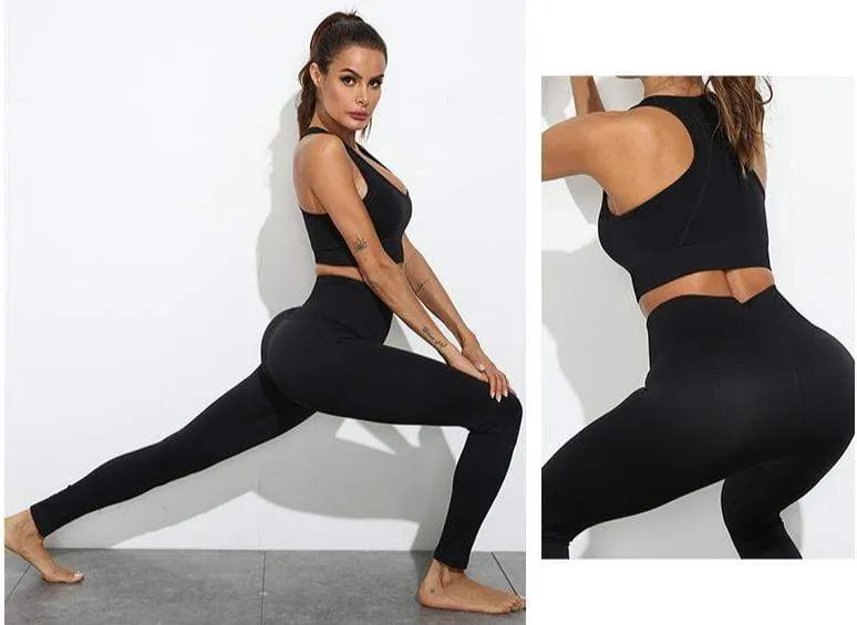 Flair 2 Piece Seamless Fitness Yoga Set