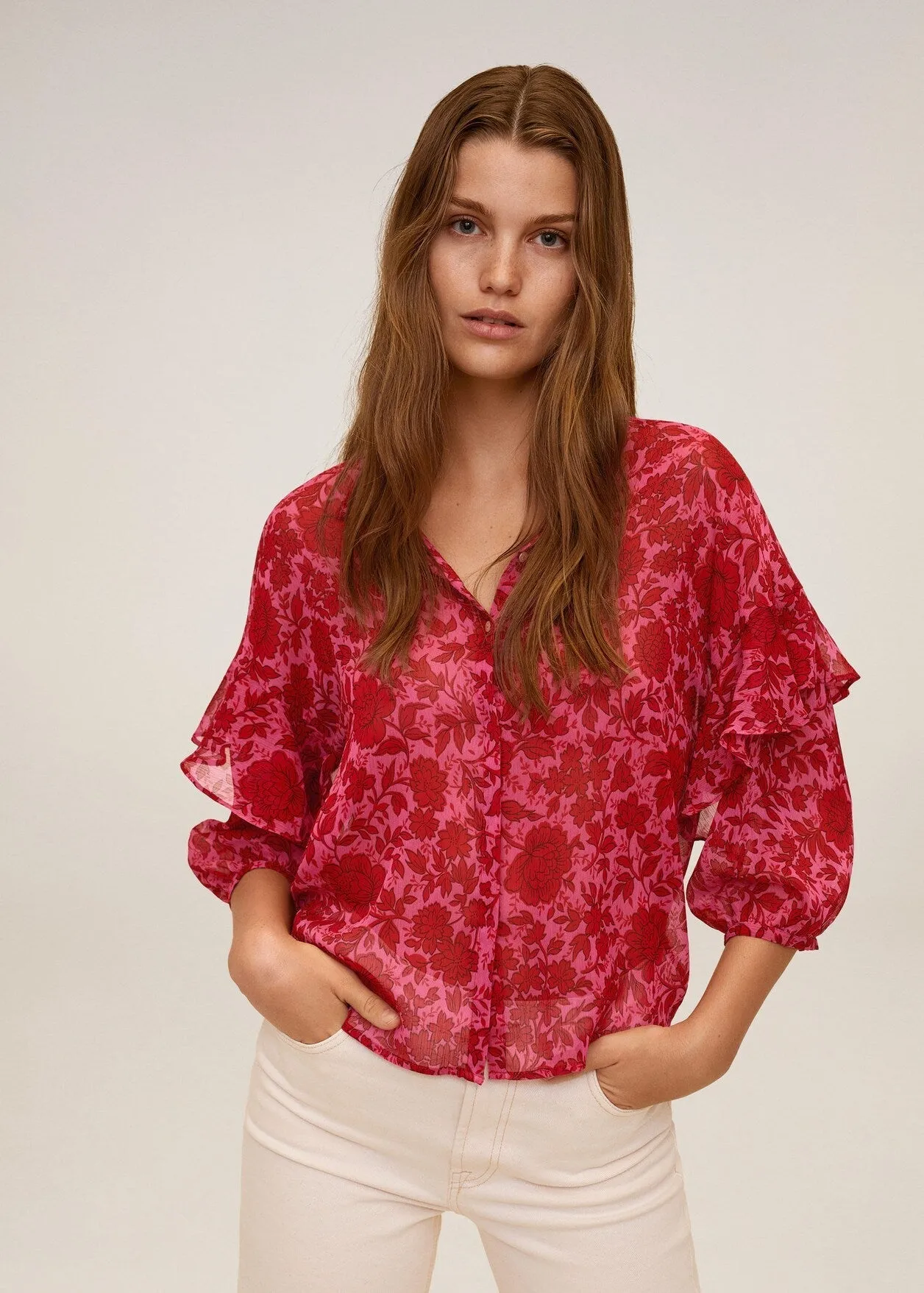 Floral Print Blouse