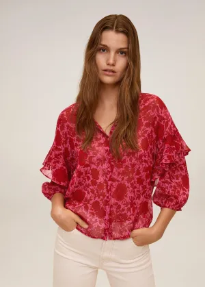 Floral Print Blouse