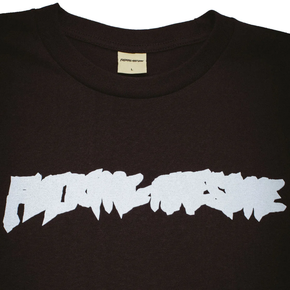 Fucking Awesome Ink Trap Stamp Logo T-Shirt - Black