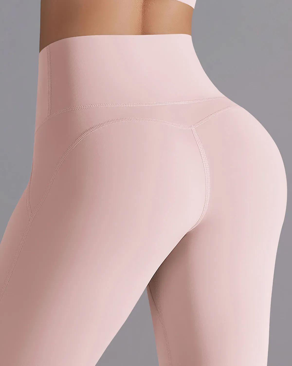 Giselle Seamless Leggings - Blush Pink