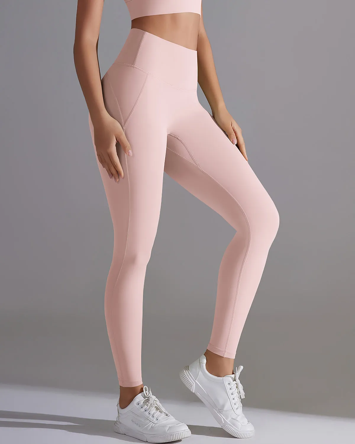 Giselle Seamless Leggings - Blush Pink