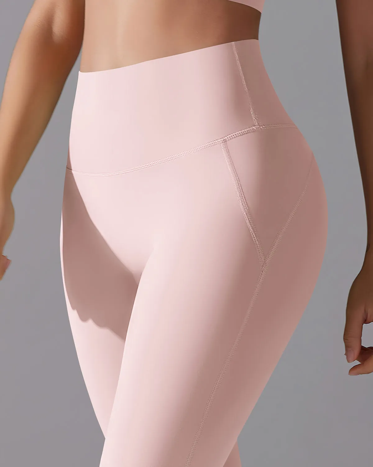 Giselle Seamless Leggings - Blush Pink