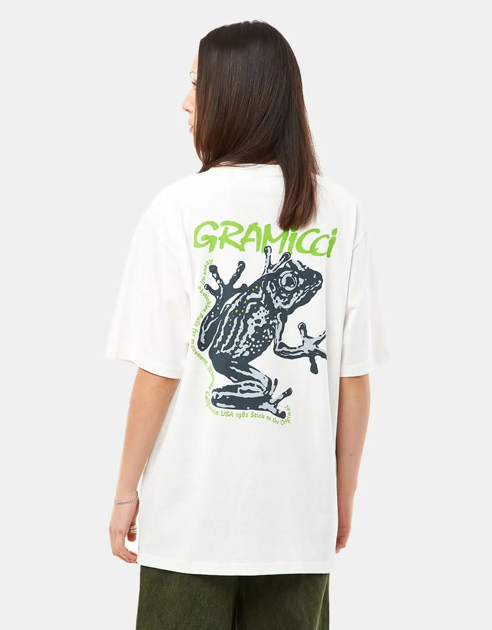 Gramicci Sticky Frog T-Shirt - White