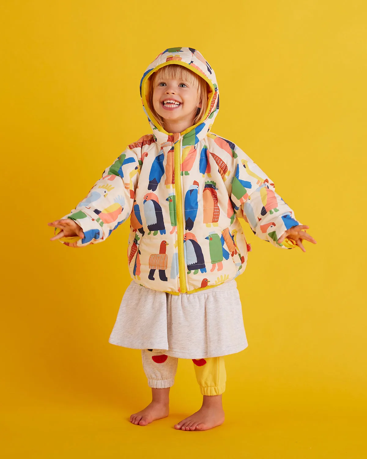 Halcyon Nights Kids Puffer Jacket - Flamin Galahs