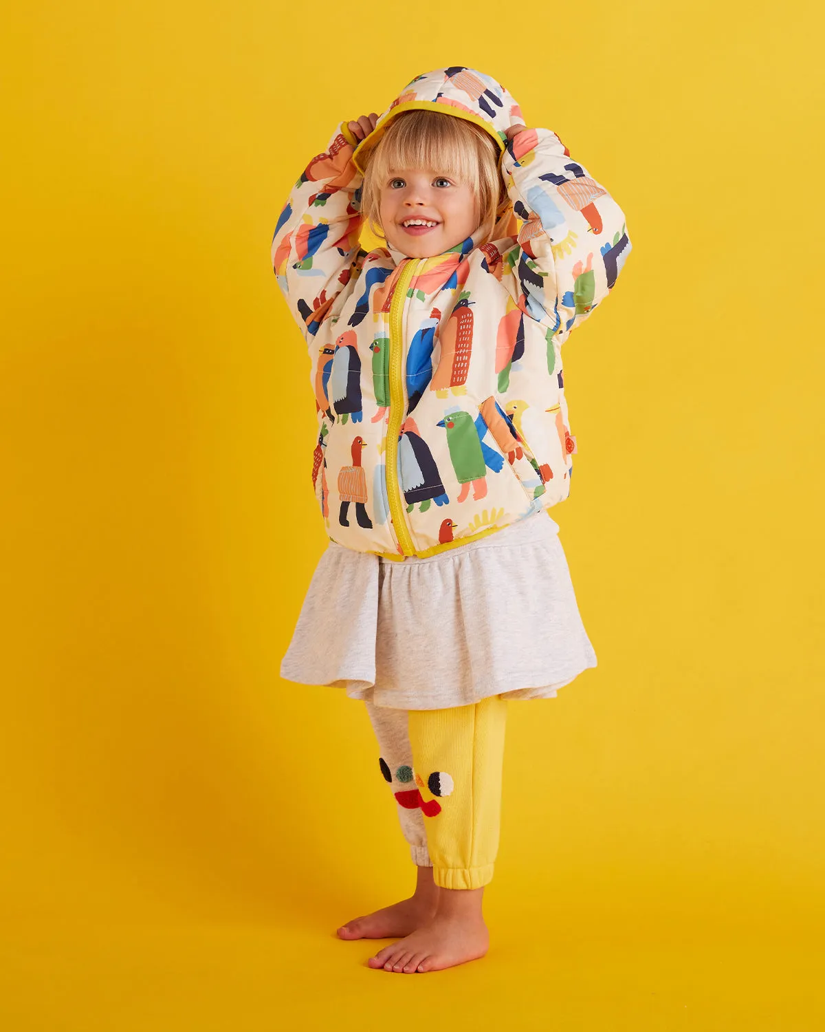 Halcyon Nights Kids Puffer Jacket - Flamin Galahs