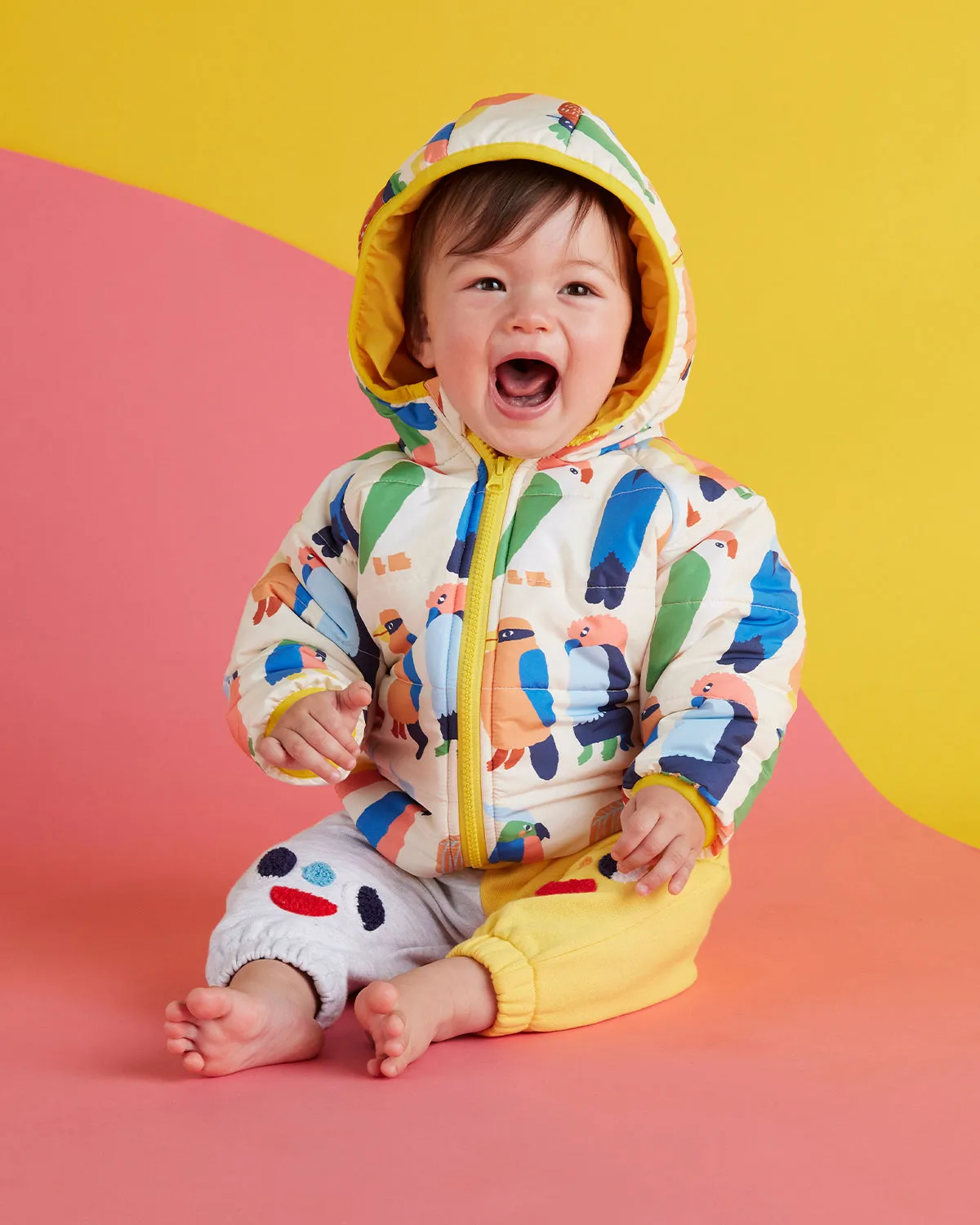 Halcyon Nights Kids Puffer Jacket - Flamin Galahs