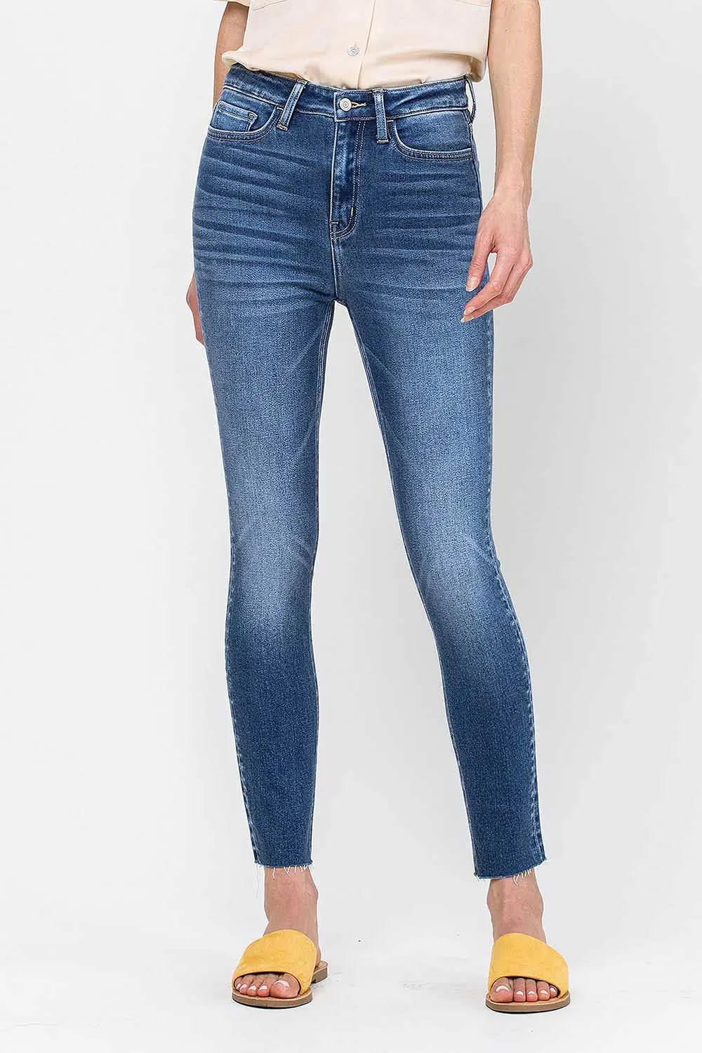 HIGH RISE CROP SKINNY JEANS