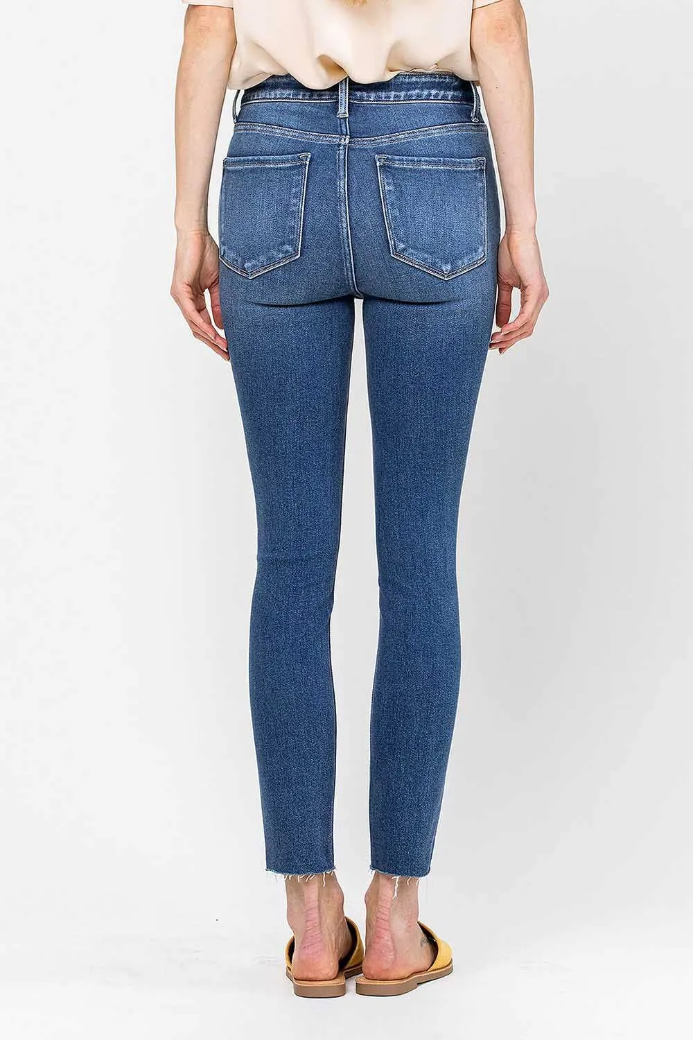 HIGH RISE CROP SKINNY JEANS