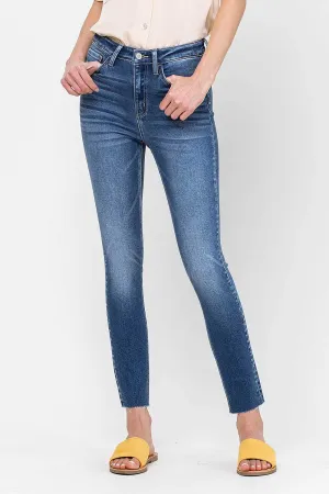 HIGH RISE CROP SKINNY JEANS