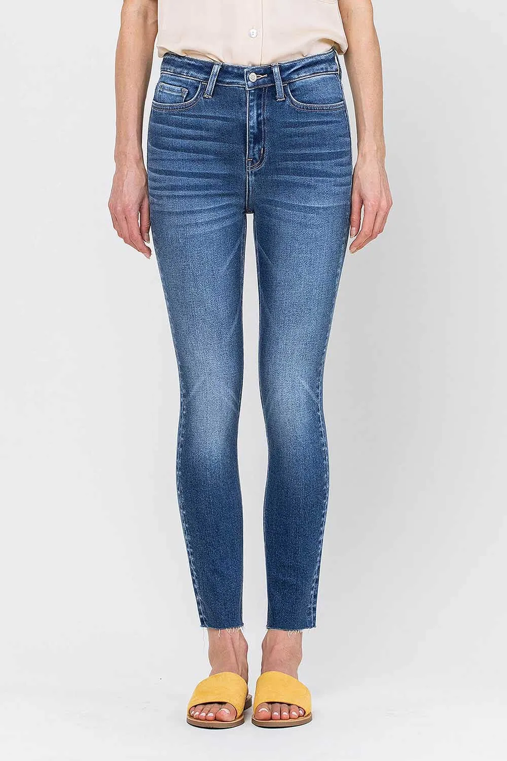 HIGH RISE CROP SKINNY JEANS