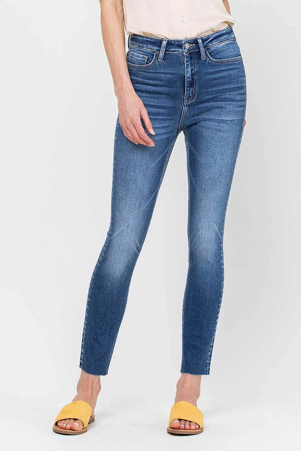HIGH RISE CROP SKINNY JEANS