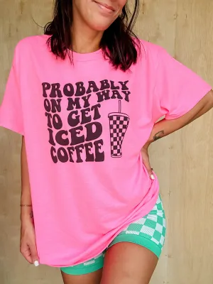 Iced Coffee Graphic Tee