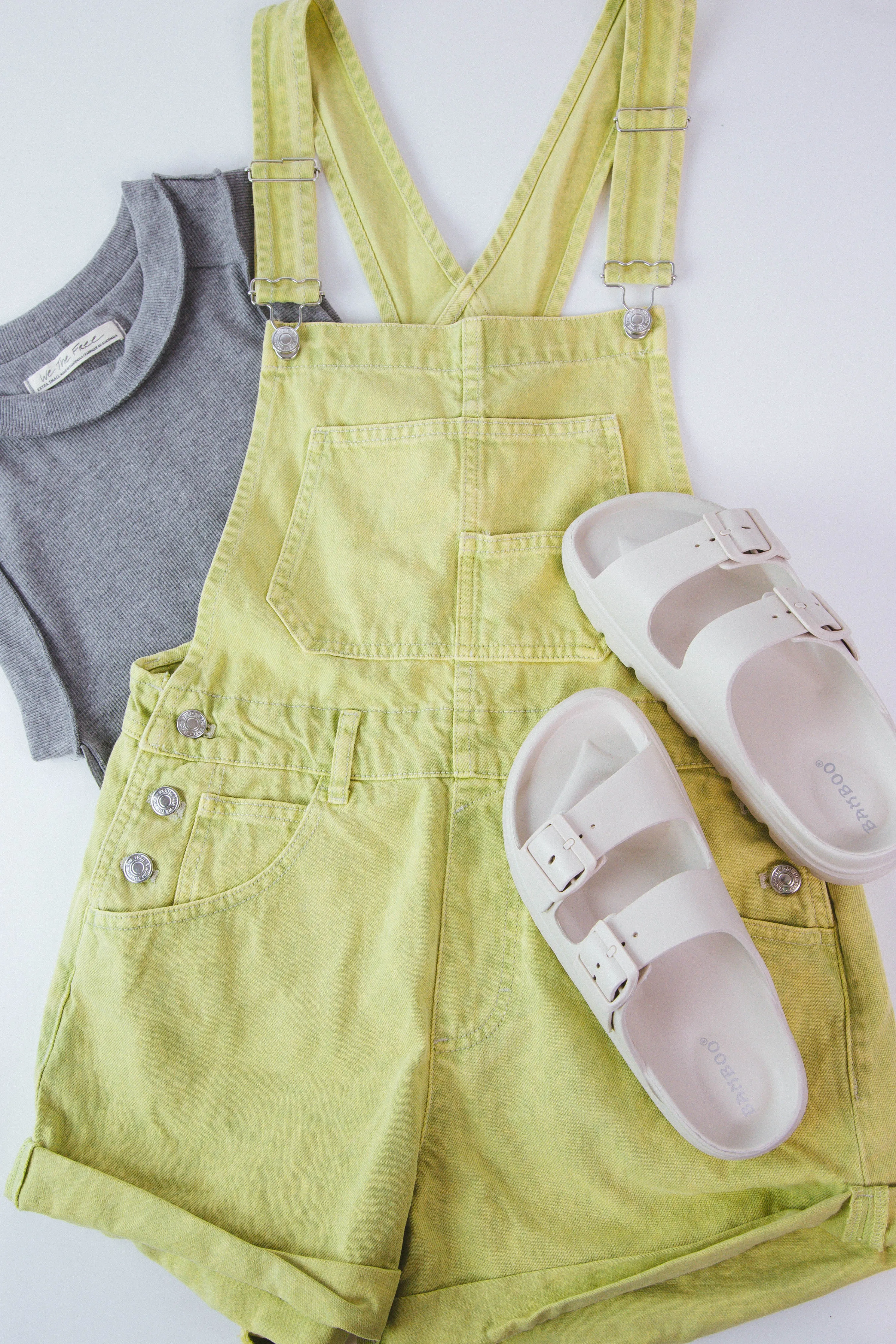 Kate Tee Sleeveless Tank, Heather Grey | Free People