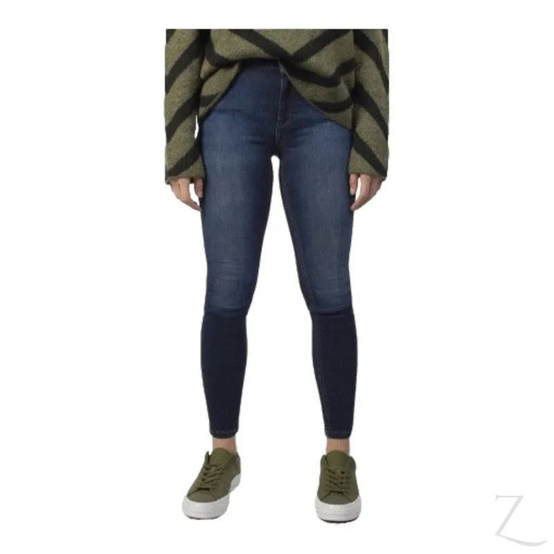 Ladies Super Stretchy Super Skinny Denim Jeans | Plain | "Phela"