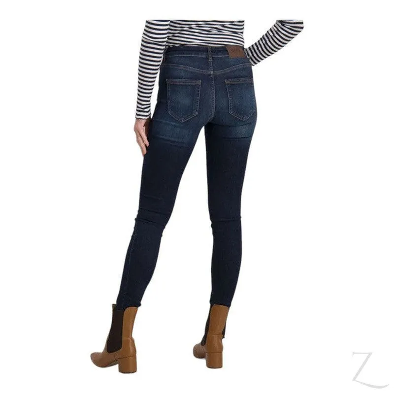Ladies Super Stretchy Super Skinny Denim Jeans | Plain | "Phela"