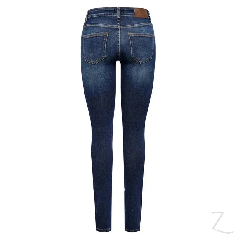Ladies Super Stretchy Super Skinny Denim Jeans | Plain | "Phela"