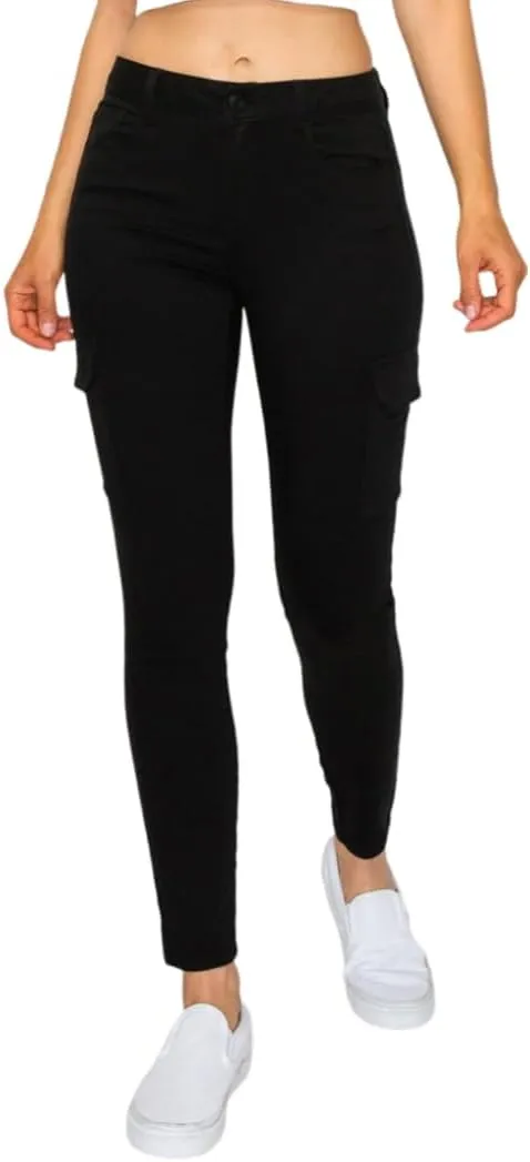 Little Vintage Girls Wax Women's Jeans Butt I Love You Push-UP HIGH-Rise Skinny with Tummy-Tucking Waistband