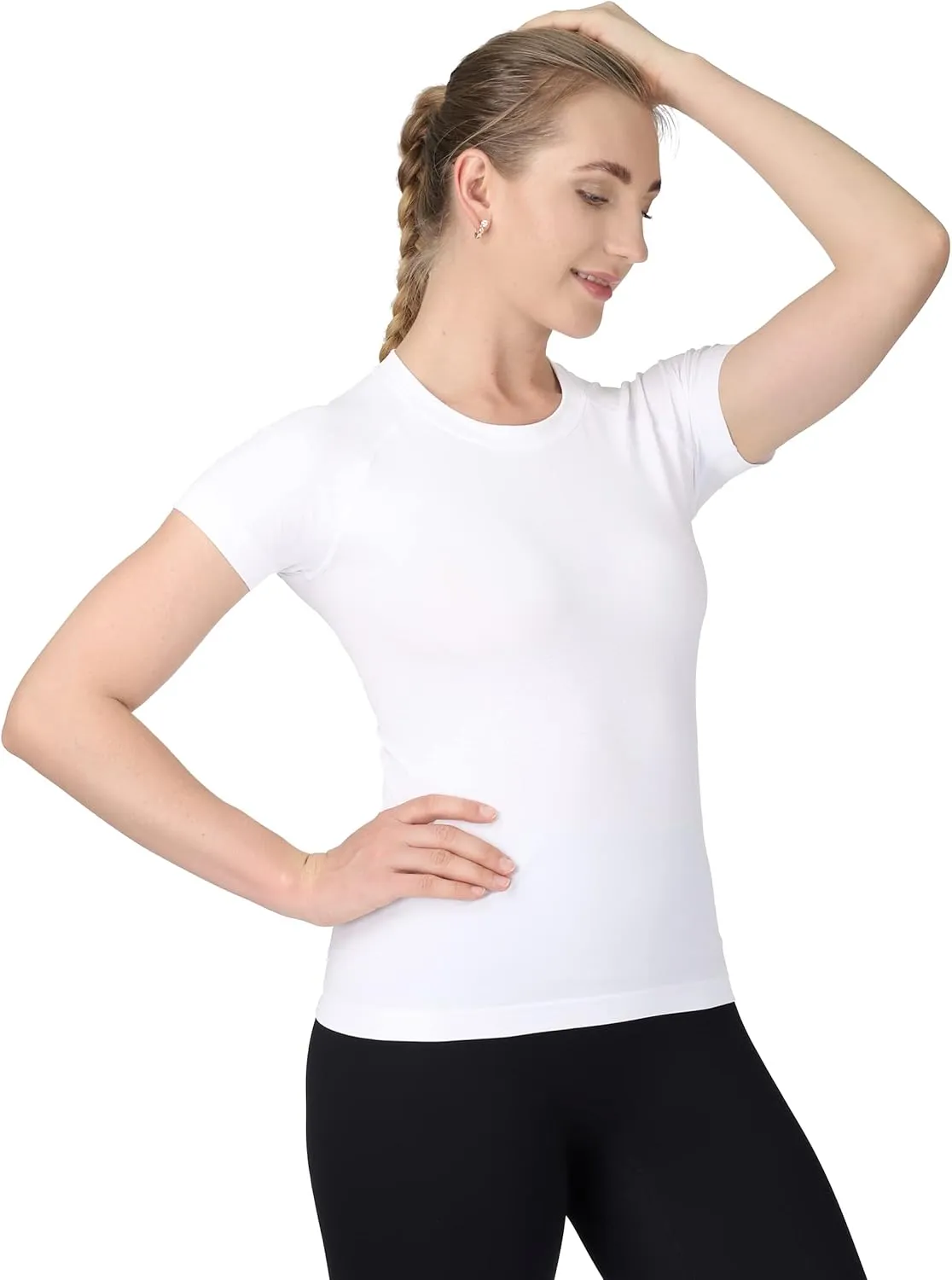 MathCat Workout Shirts for Women,Workout Tops for Women Short Sleeve,Yoga T Shirts for Women,Breathable Athletic Gym Shirts